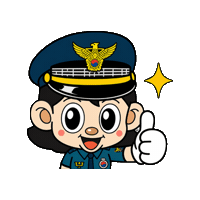 policeKR 마약예방 nostart 경찰청 Sticker