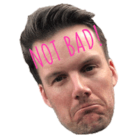 Not Bad Tennis Sticker by tennisewigeliebe