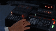 fuzzyghost retro 80s vhs retrowave GIF