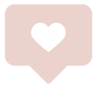 bovenwesten love heart pink like Sticker