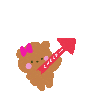 Bear Check Sticker