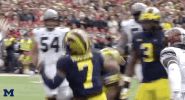 college football flyover GIF by Michigan Athletics
