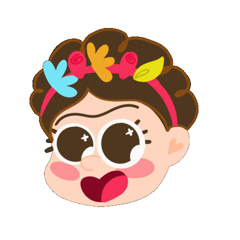 ruanriga happy feliz frida contenta Sticker