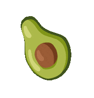 Mia Avocado Sticker