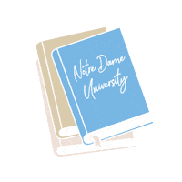 Notre Dame Book Sticker by The University of Notre Dame Australia
