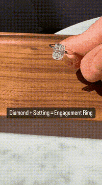 ShivShambuDiamonds ring engagement ring emerald diamond emerald ring GIF