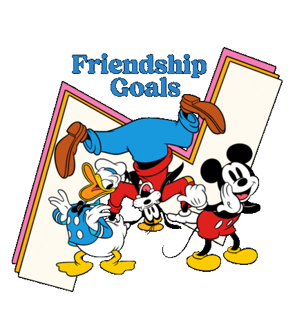 Happy Donald Duck Sticker by Mickey Mouse
