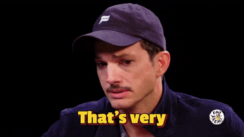 Ashton Kutcher Hot Ones GIF by First We Feast