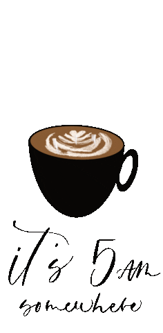 katemichelledesign giphyupload coffee morning steam Sticker