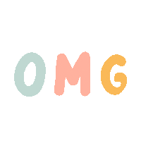 Oh My God Omg Sticker by Natalie Adkins