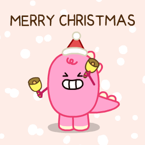 Merry Christmas Jingle Bells GIF by DINOSALLY