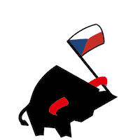 Czech Republic Flag Sticker by PREFA