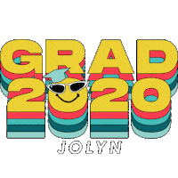 Grad Cap Sticker by JOLYN
