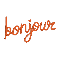 Bonjour Sticker