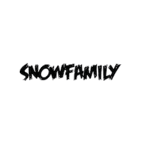 Snowfamily snow ski skiing snowboard Sticker