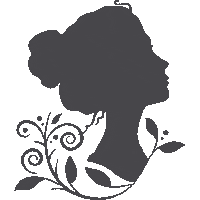Girl Shadow Sticker