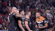 moses mbye GIF by Wests Tigers