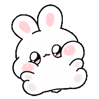 bboonong 토끼 귀여워 낼름 뿌농이 Sticker