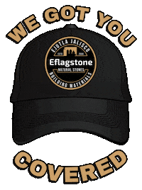 Black Hat Sticker by Eflagstone Natural Stones