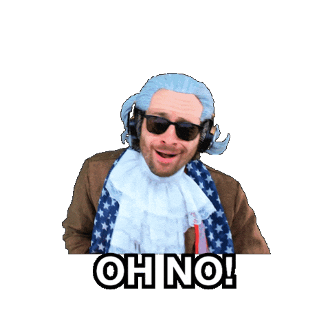 Dismiss Oh No Sticker