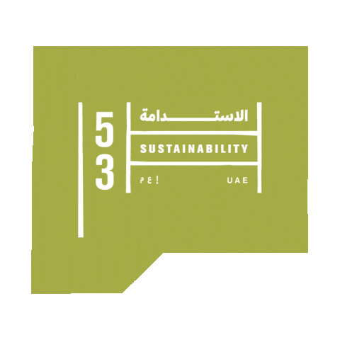 Dubai Uae Sticker by Year Of Sustainability