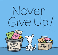 Never Give Up Love GIF by Chippy the Dog