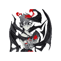 Black Wings Art Sticker by A Reason To Feel