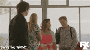 get out nerd GIF by You're The Worst 