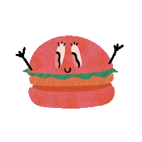 bynabilasl burger diet bellalbdj bynabilasl Sticker