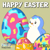 Easter Eggs Penguin GIF by Pudgy Penguins