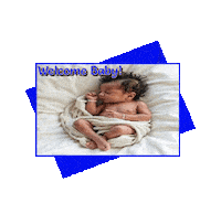 Welcome Baby Sticker