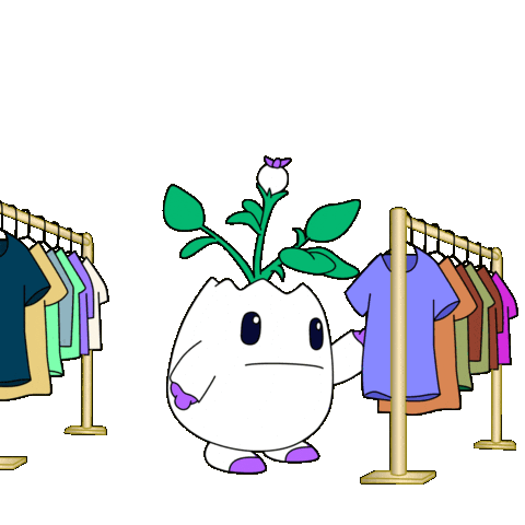 Deciding What To Wear Sticker by Magic Eden