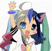 Hatsune Miku Konata Izumi GIF