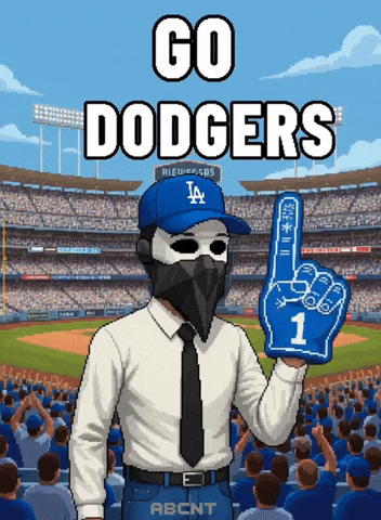 La Dodgers Baseball GIF by ABCNT