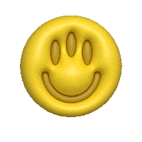 Happy Smiley Face Sticker