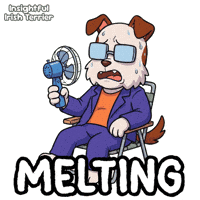 Dog Melting GIF by VeeFriends