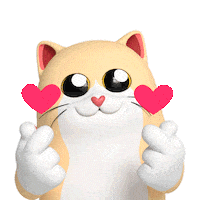Love-You Love Sticker by Liberty Cats Emojis
