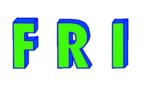 Days Of The Week Friday Sticker