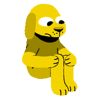 Animation Dog Sticker by Jared D. Weiss