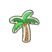 stickerblast island palm palmtree отдых Sticker