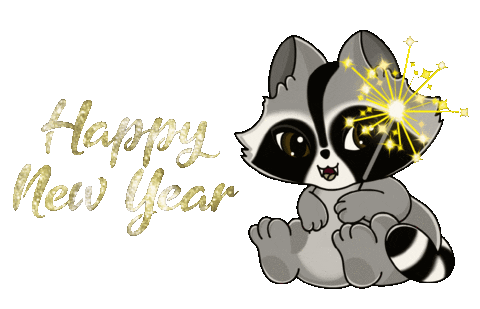 Happy New Year Firework Sticker
