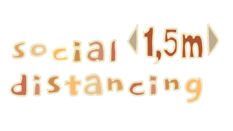 anaasprino covid corona social boho Sticker