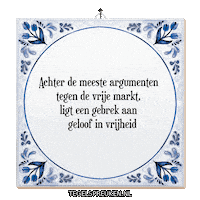 Nl Argument Sticker by Tegelspreuken.nl