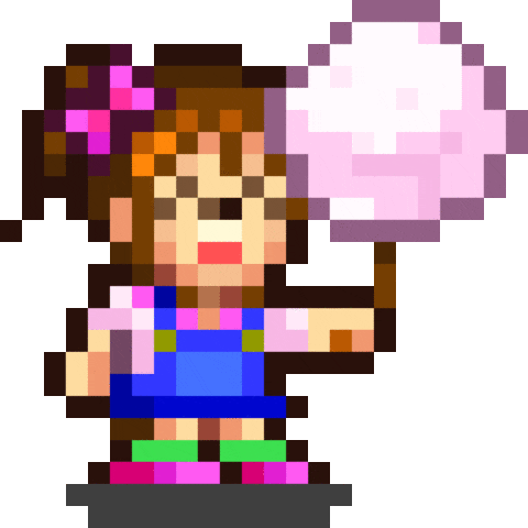 Cotton Candy Girl Sticker