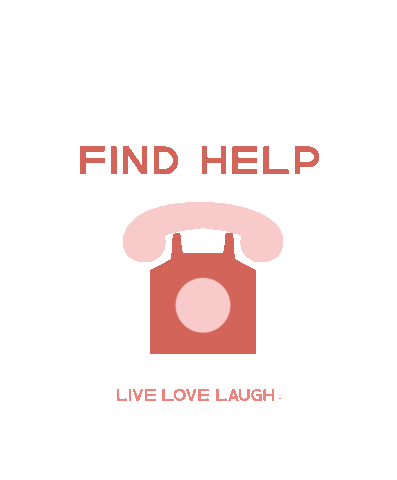 tlllfoundation phone call depression stress Sticker