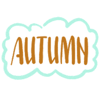 RabbitAndPencil rain autumn weather october Sticker