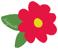 Flower Hawaii Sticker by Sally Trubella Travels