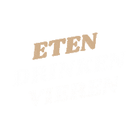 Eten Drinken Vieren Sticker by Het Noorden