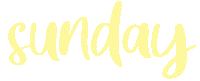 Sunday Weekday Sticker