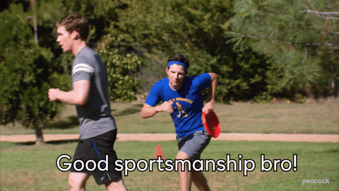 Parks And Recreation Frisbee GIF by PeacockTV